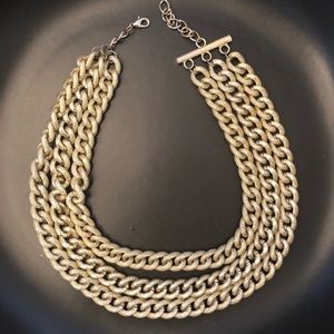 BCBG Pave Link Chain Necklace
